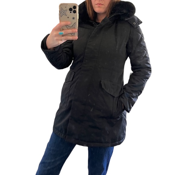 NWOT La Coalition VEGAN CLUB Fur Lined Coat - Picture 6 of 13